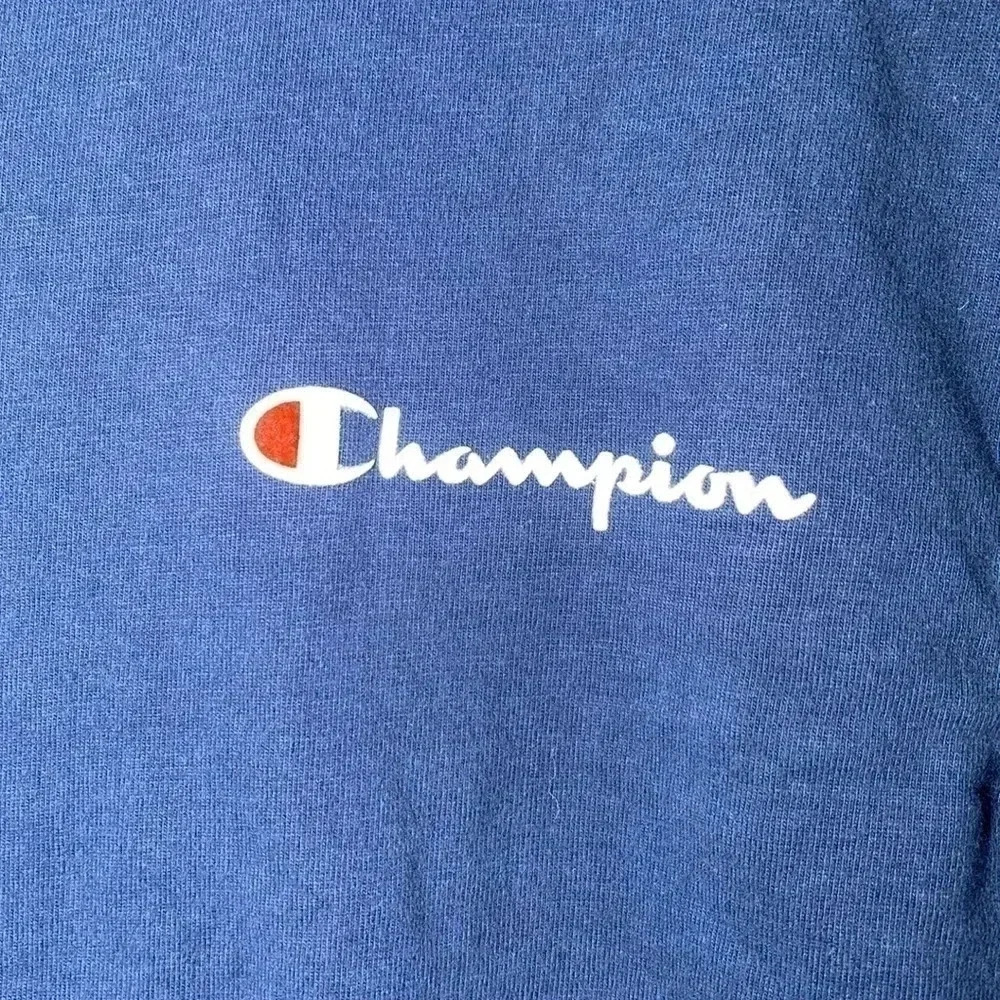 Champion Authentic | Athleticwear Navy Large Sports Hoodie - Picture 3 of 8